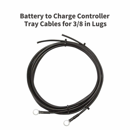 RENOGY CORE Battery to Charge Controller 8Ft Tray Cables (4AWG & 6AWG - 3/8 in Lugs)