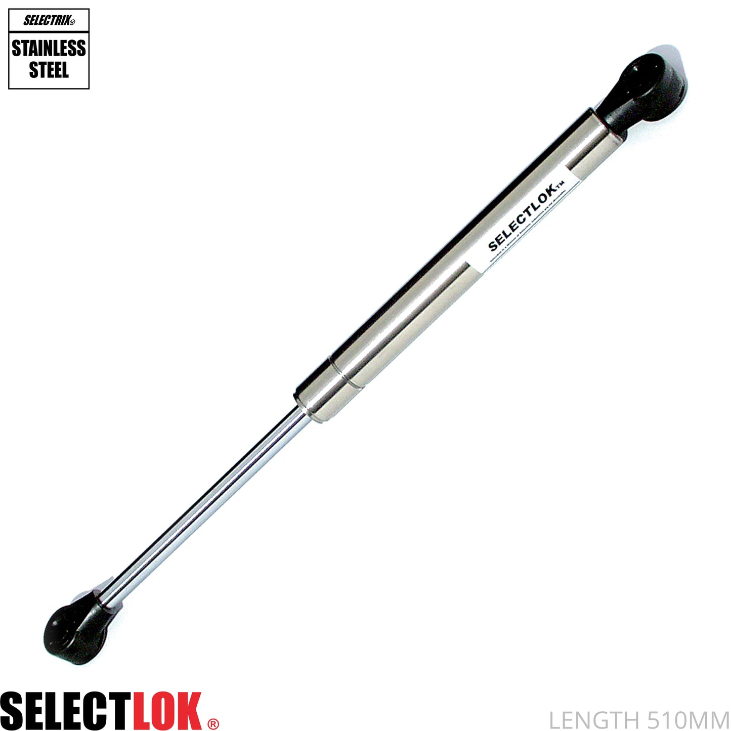 ⌀8mm Stainless Steel Piston Shaft Gas Strut - Selectlok